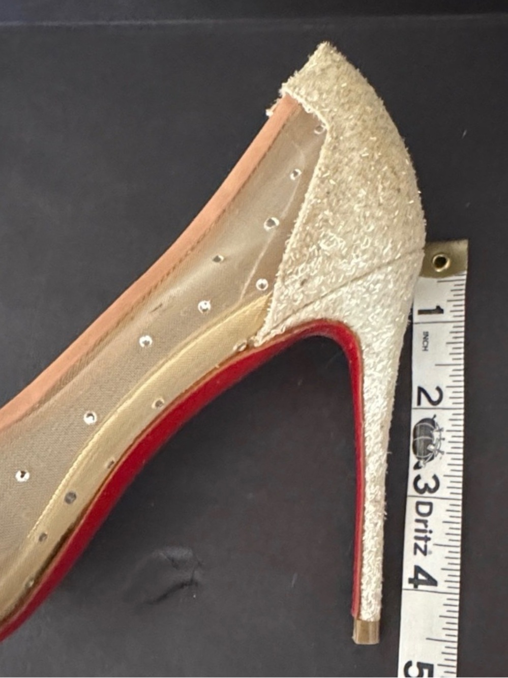 Christian Louboutin Follies Strass 100 pumps - Picture 8 of 17